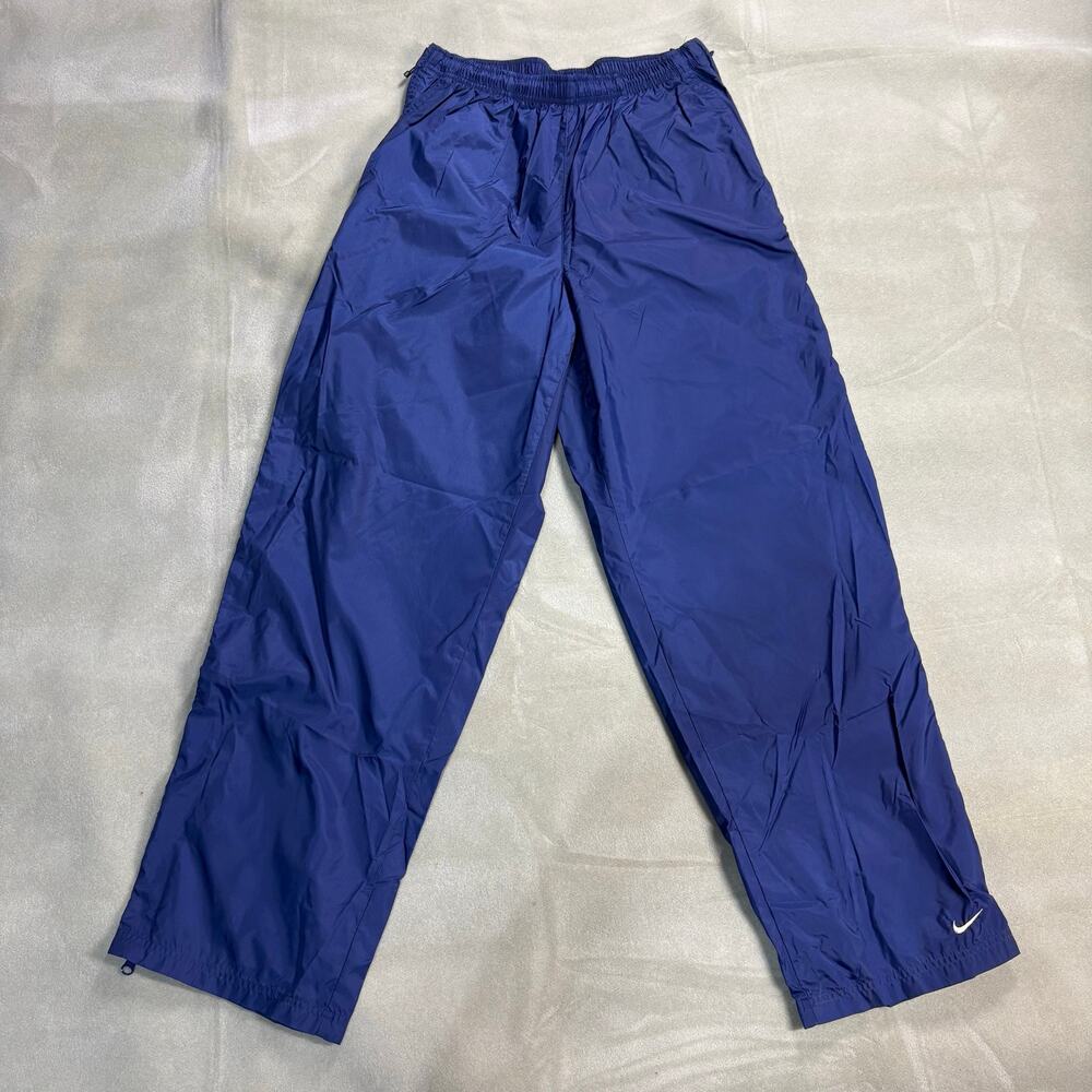 Nike‎ Y2K Black Track Pants Men’s XL Lightweight Athletic Joggers Swoosh
